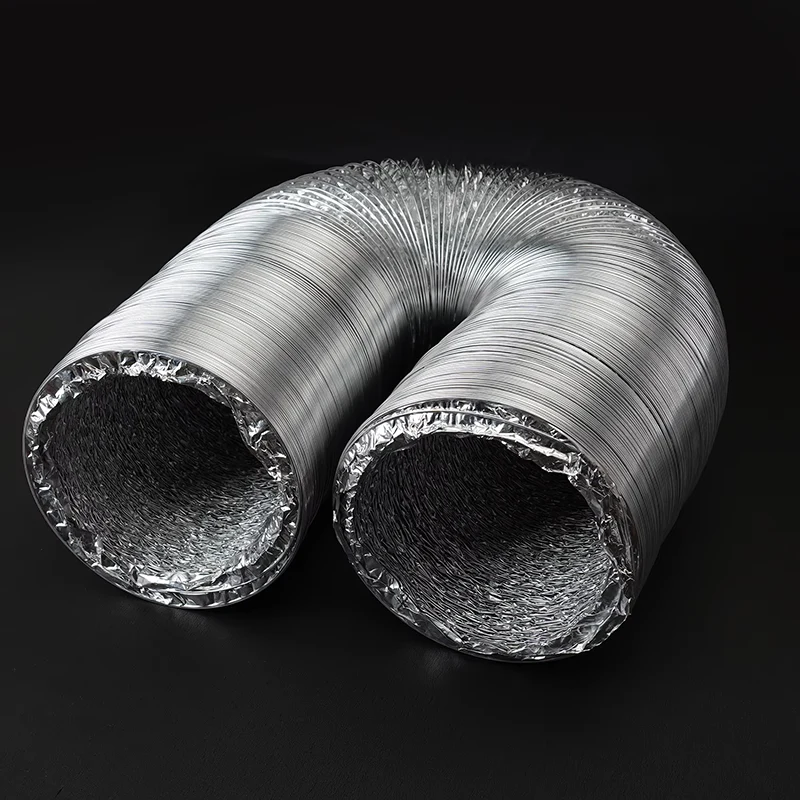 Aluminium Foil Glass Fiber Air Saluran